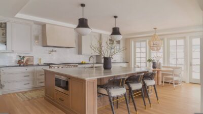 Short Hills, New Jersey modern kitchen in a new-build home, designed by expert interior designers, showcasing luxury interior design and distinctive interior design styles.