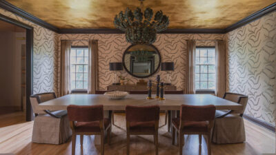 Summit, New Jersey heritage family home designed by Mimi & Hill interior designers.